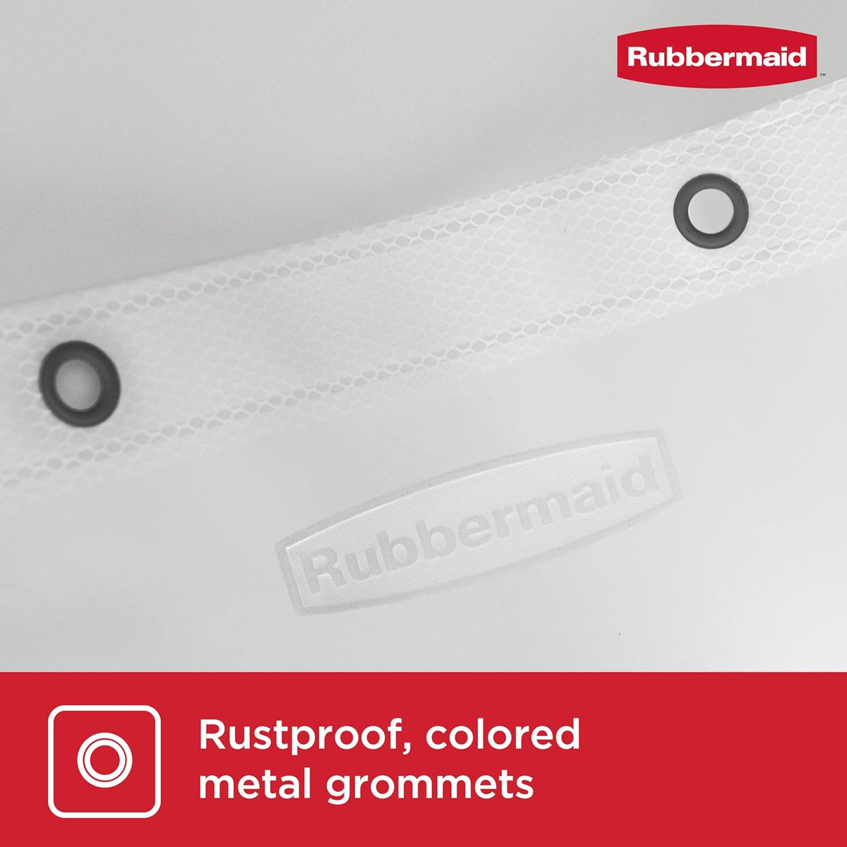 Rubbermaid Frosty Shower Curtain Liner, Waterproof Heavyweight 8g PEVA Shower Liner for Bathroom, with Weighted Magnets and Rustproof Charcoal Gray Grommets, 70x72, Standard Size, Frosty