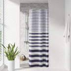 Madison Park Spa Waffle Shower Curtain for Bathroom, 72 x 72, Grey