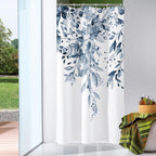 Gibelle Sage Green Eucalyptus Shower Curtain, Floral Print, 72x72