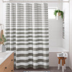 Madison Park Spa Waffle Shower Curtain for Bathroom, 72 x 72, Grey