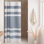 Madison Park Spa Waffle Shower Curtain for Bathroom, 72 x 72, Grey