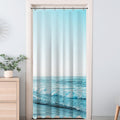 Ocean Beach Coastal Nautical Summer Sunset Shower Curtain for Bathroom 72W*72H Inch Seaside Seacoast Beachy Waves Bathtub Decor Seascape Neutral Cool Waterproof Polyester Fabric Set with 12 Hooks