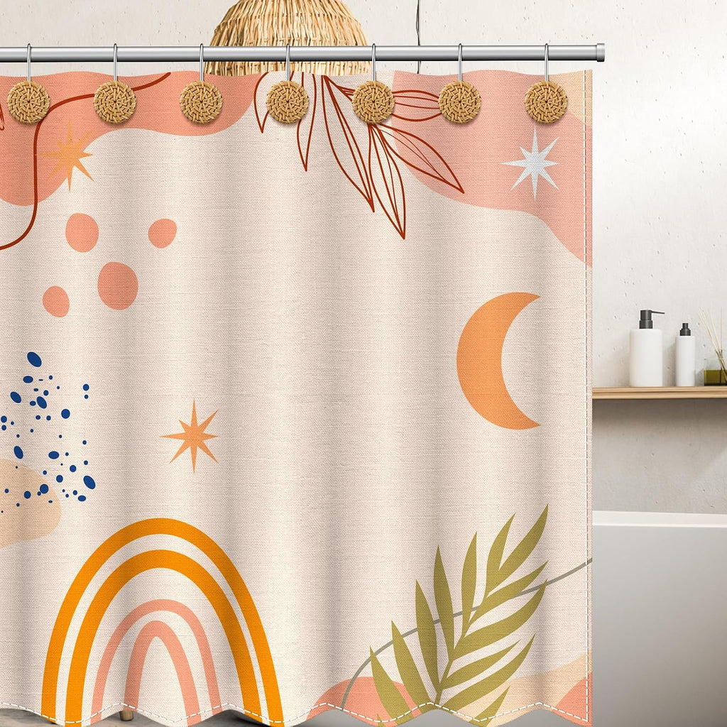 Colingmill 12 Pcs Boho Knots Shower Curtain Hooks for Hangers Decor