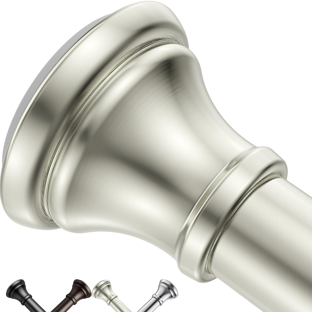 Oil Rubbed Bronze Tension Shower Curtain Rod – Adjustable 18-79 Inches, Fits 20-78 Inch Spaces (Ideal for 72" Wide Bathrooms), Rust Resistance Adjustable Durable Spring No Drilling