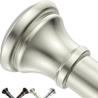 Oil Rubbed Bronze Tension Shower Curtain Rod – Adjustable 18-79 Inches, Fits 20-78 Inch Spaces (Ideal for 72" Wide Bathrooms), Rust Resistance Adjustable Durable Spring No Drilling