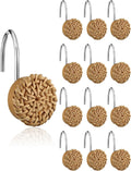 Colingmill 12 Pcs Boho Knots Shower Curtain Hooks for Hangers Decor