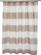 Amazon Basics Lightweight Super Soft Easy Care Microfiber Waffle Texture Shower Curtain , 72" x 72", White