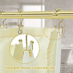 TOPROD Shower Curtain Hooks Rings Shower Curtain Hangers for Bathroom Hooks