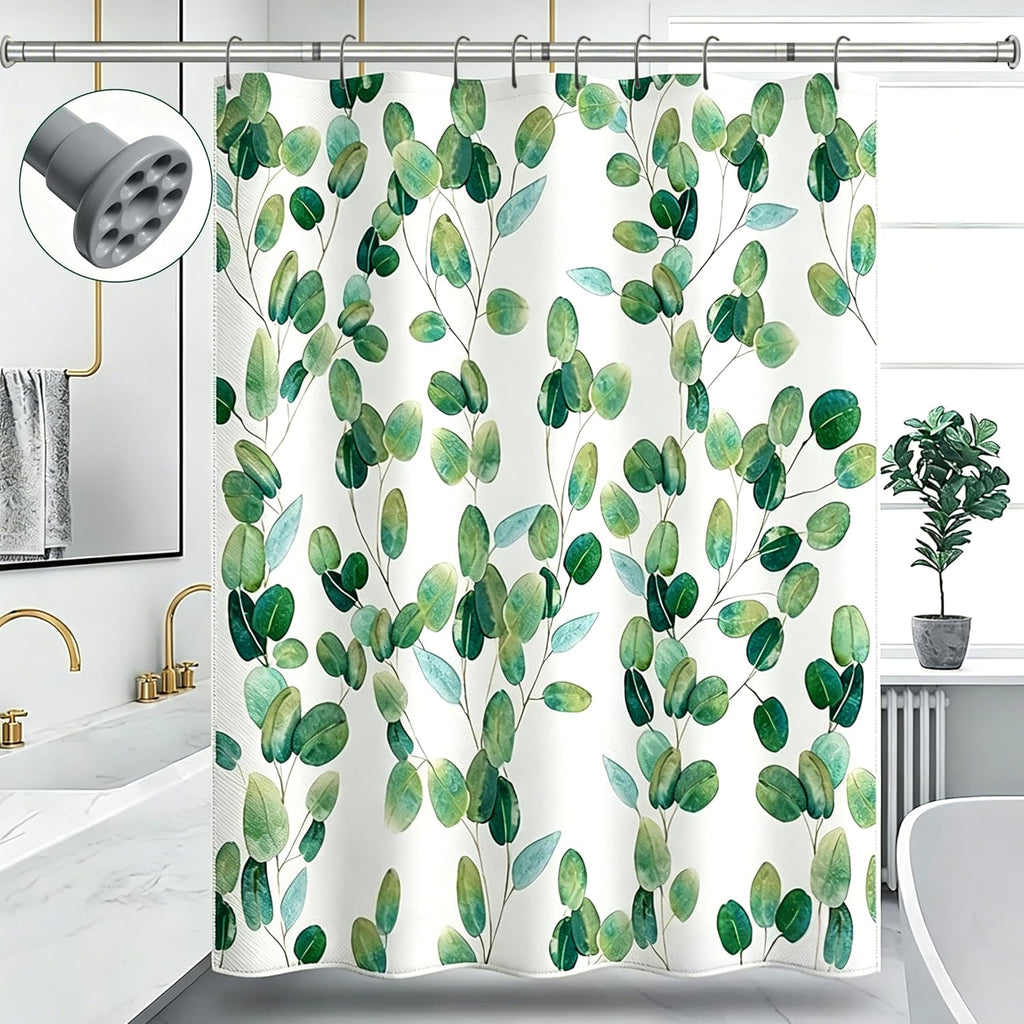 Grey Shower Curtain Rod 28"-39.5", Never Rust Anti-Slip Adjustable Tension Curtain Rods No Drilling, Heavy Duty Spring Enlarged Diameter 1" Tension Rod for Bathroom/Closet/Room Divider