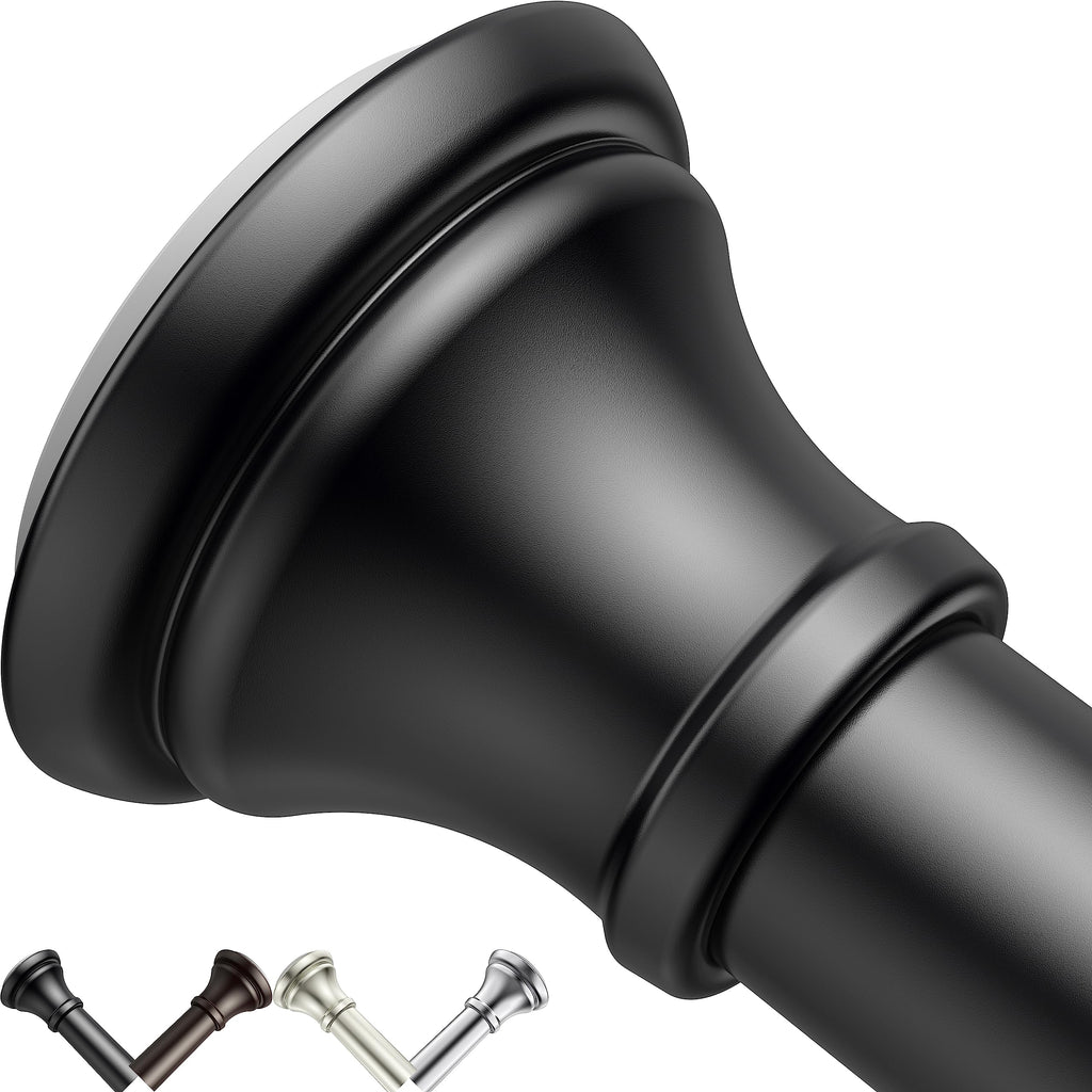 Oil Rubbed Bronze Tension Shower Curtain Rod – Adjustable 18-79 Inches, Fits 20-78 Inch Spaces (Ideal for 72" Wide Bathrooms), Rust Resistance Adjustable Durable Spring No Drilling