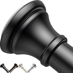 Oil Rubbed Bronze Tension Shower Curtain Rod – Adjustable 18-79 Inches, Fits 20-78 Inch Spaces (Ideal for 72" Wide Bathrooms), Rust Resistance Adjustable Durable Spring No Drilling